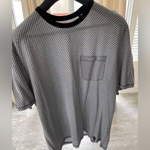 rag & bone Black and White Short Sleeve Tee